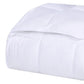 King White Cotton Plain Weave Striped Blanket