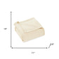 Queen Ivory Cotton Waffle Weave Blanket