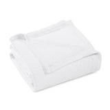 Queen White Cotton Waffle Weave Blanket