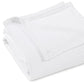 Queen White Cotton Waffle Weave Blanket