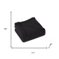 King Black Cotton Waffle Weave Blanket