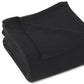 Twin Black Cotton Waffle Weave Blanket