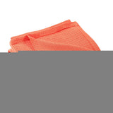 Twin Coral Cotton Waffle Weave Blanket