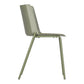 Set of Two Green Heavy Duty Plastic Outdoor Dining Chairs