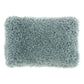 14" X 20" Celadon Shag Lumbar Throw Pillow