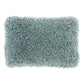 14" X 20" Celadon Shag Lumbar Throw Pillow