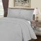 Light Gray King Cotton Blend 1000 Thread Count Washable Duvet Cover Set