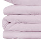 Lilac King Cotton Blend 1000 Thread Count Washable Duvet Cover Set