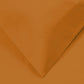 Orange Queen Cotton Blend 1200 Thread Count Washable Duvet Cover Set