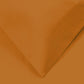 Orange Queen Cotton Blend 1200 Thread Count Washable Duvet Cover Set