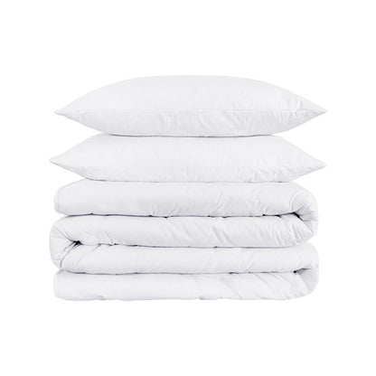 White King Cotton Washable Duvet Cover Set