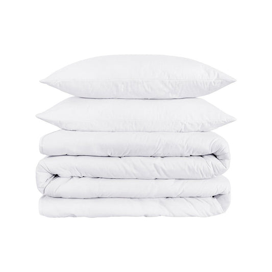 White King Cotton Washable Duvet Cover Set