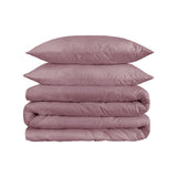 Purple And Red King Cotton Washable Duvet Cover Set