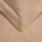 Beige King Cotton Washable Duvet Cover Set