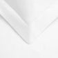 White Queen Cotton Blend 400 Thread Count Washable Duvet Cover Set