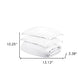 White Queen Cotton Washable Duvet Cover Set