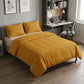 Brown Twin Cotton Washable Duvet Cover Set