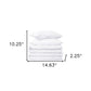 White Twin Cotton Washable Duvet Cover Set