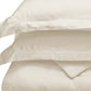 Ivory King Cotton Blend 300 Thread Count Washable Duvet Cover Set