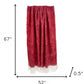 52" X 67" Red and White Woven Wool Blend Throw Blanket
