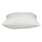 20" Brown and White Striped Cotton Throw Pillow