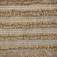 14" X 20" Beige Striped Cotton Throw Pillow With Tassels