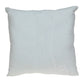 22" Orange And White Floral Cotton Throw Pillow with Embroidery