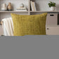 18" Green Weave Cotton Throw Pillow