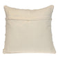 20" Off White Geometric Cotton Throw Pillow