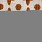 18" Beige and Brown Geometric Cotton Throw Pillow