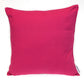 16" Pink Cotton Throw Pillow