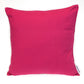 16" Pink Cotton Throw Pillow