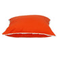 20" Orange Cotton Throw Pillow