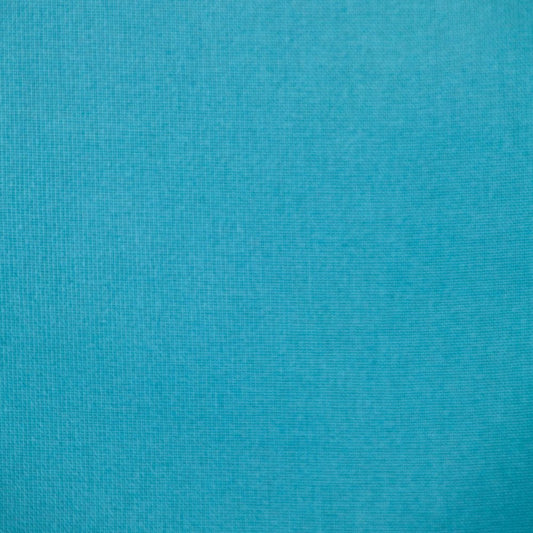 16" Aqua Cotton Throw Pillow with Scalloped Edges