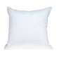 20" Gold and White Geometric Throw Pillow
