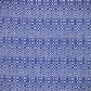 24" Blue and White Striped Cotton Throw Pillow With Fringe