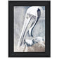 PELICAN Black Framed Print Wall Art