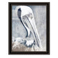 PELICAN Black Framed Print Wall Art