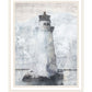 Lighthouse Black Framed Print Wall Art