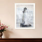 Lighthouse Black Framed Print Wall Art