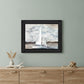 Sailboat on Water Black Framed Print Wall Art