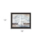 Sailboat on Water Black Framed Print Wall Art