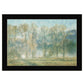 Peaceful Tree Line Black Framed Print Wall Art