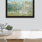 Peaceful Tree Line Black Framed Print Wall Art