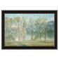Peaceful Tree Line Black Framed Print Wall Art