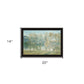 Peaceful Tree Line Black Framed Print Wall Art