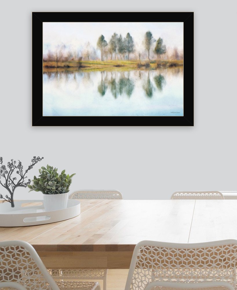 Lake Reflections Framed Print Wall Art