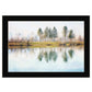 Lake Reflections Black Framed Wall Art