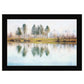 Lake Reflections Black Framed Wall Art