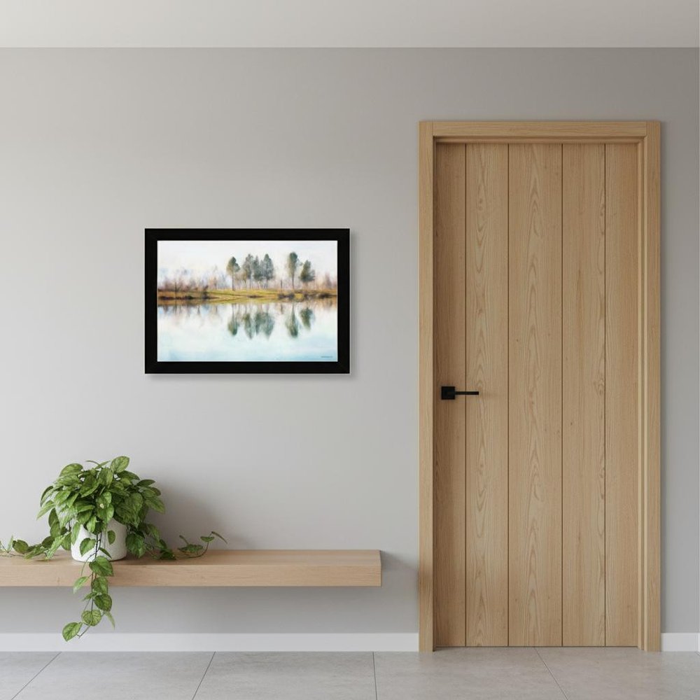 Lake Reflections Framed Print Wall Art